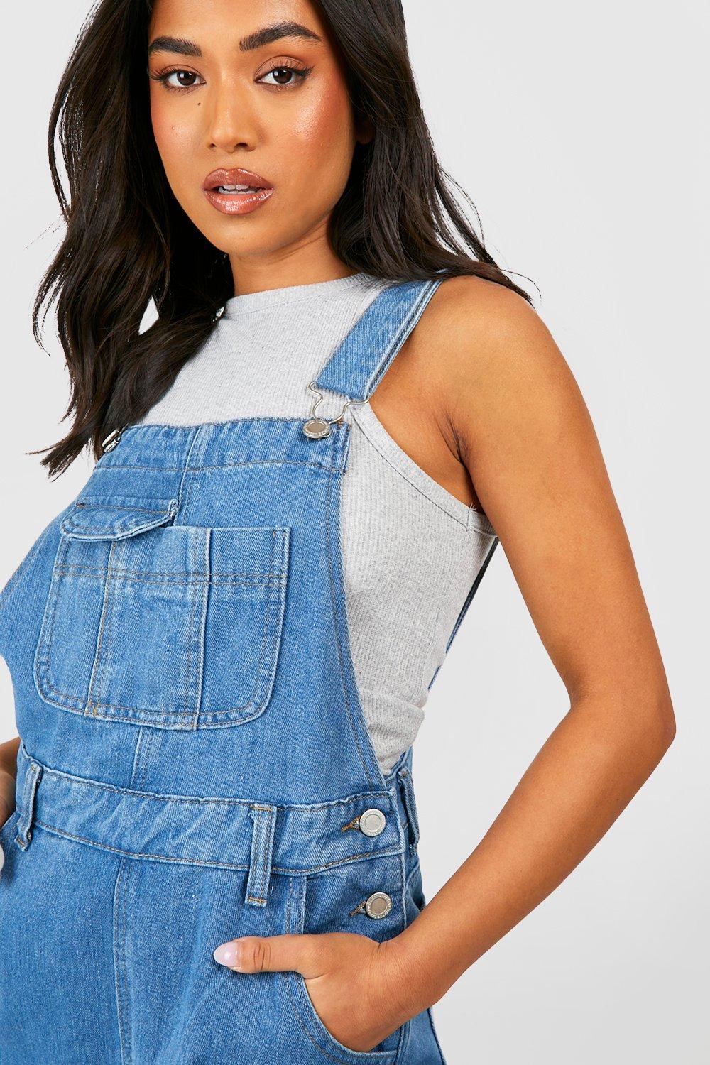 Petite denim dungarees outlet uk